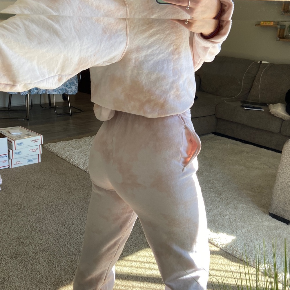 IMPERFECT TAN TIE DYE SET